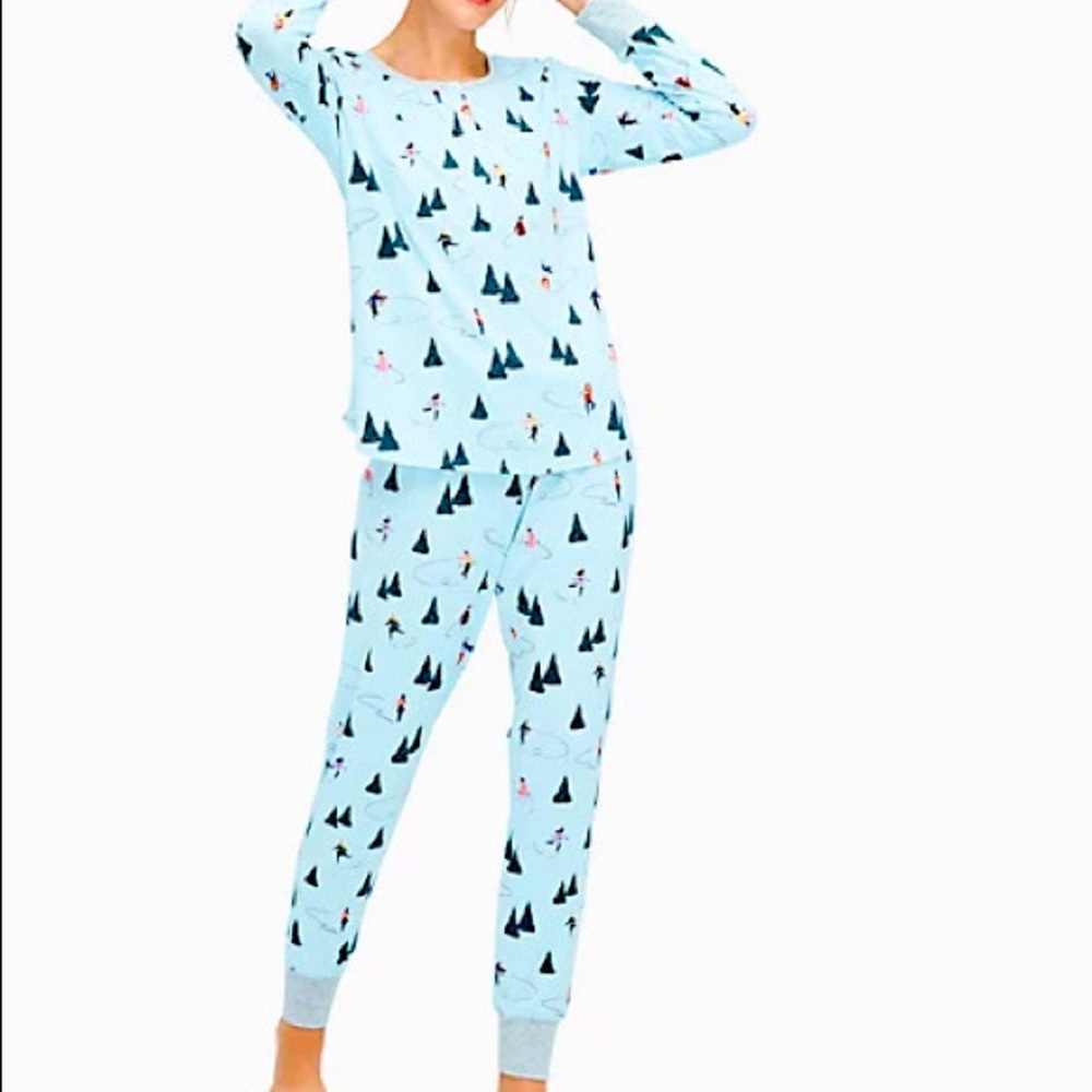 Kate Spade robin egg blue henley jogger set